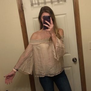American Eagle off the shoulder top